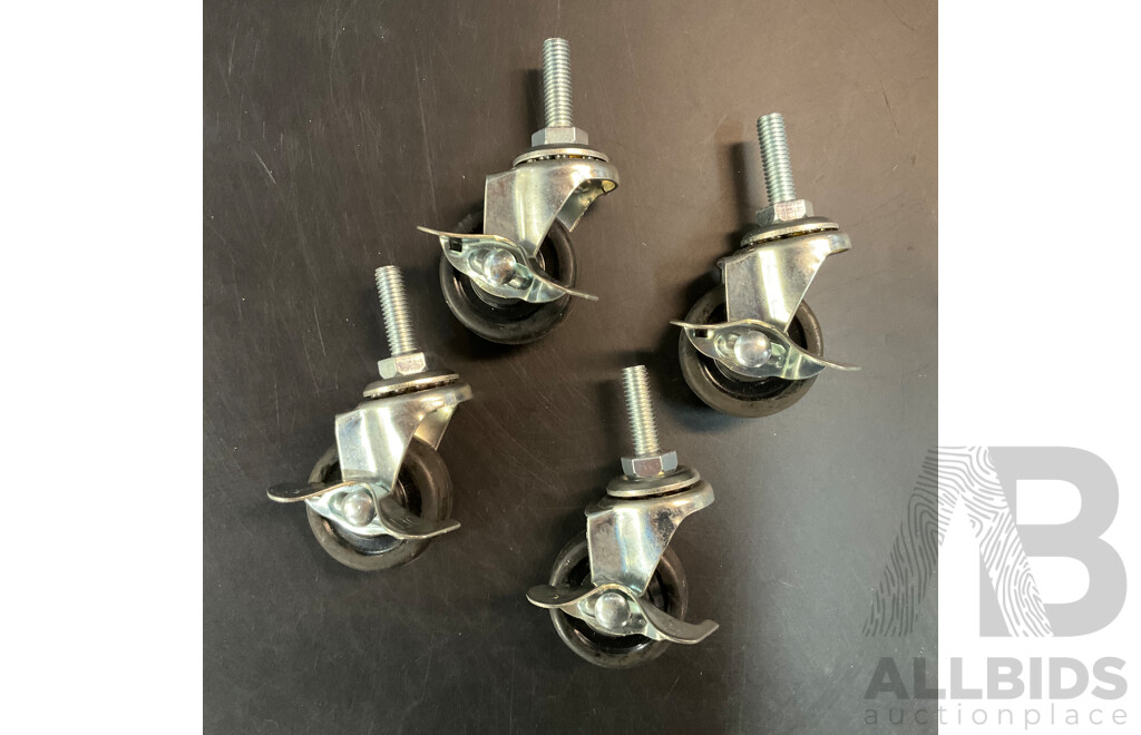 Box of 8.5cm Caster with Locking Brake - Approxmately 320PCS