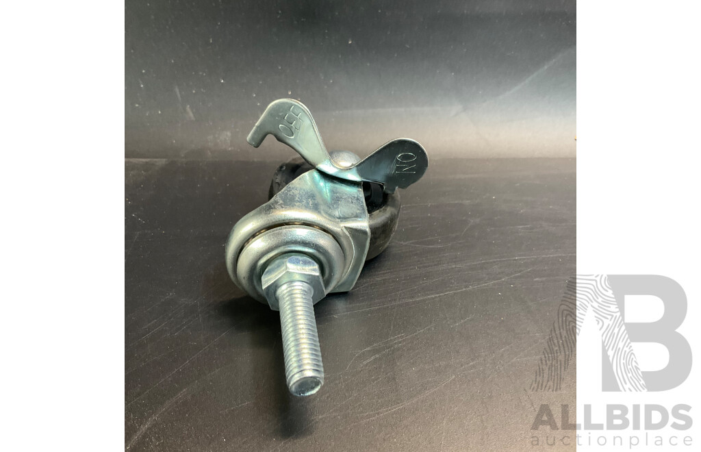 Box of 8.5cm Caster with Locking Brake - Approxmately 320PCS