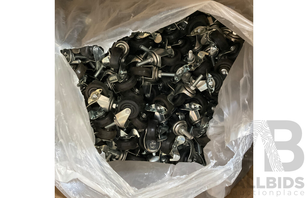 Box of 8.5cm Caster with Locking Brake - Approxmately 320PCS