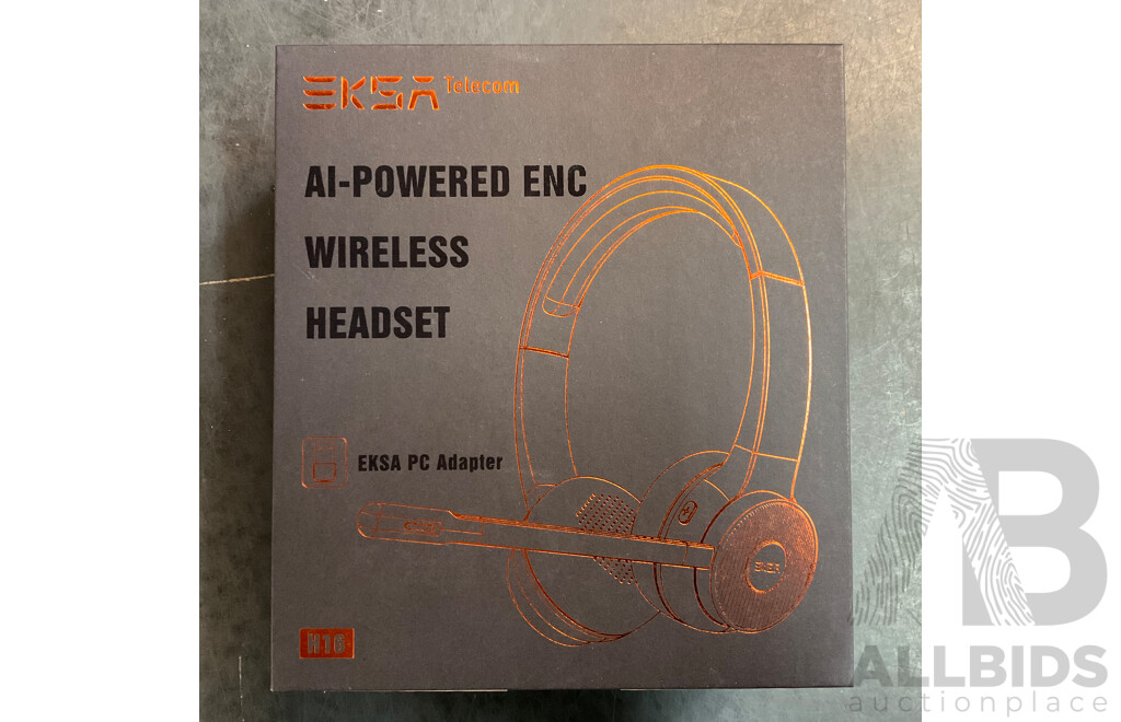 EKSA H6 & H16 Wireless Headsets with Microphone - Lot of 3