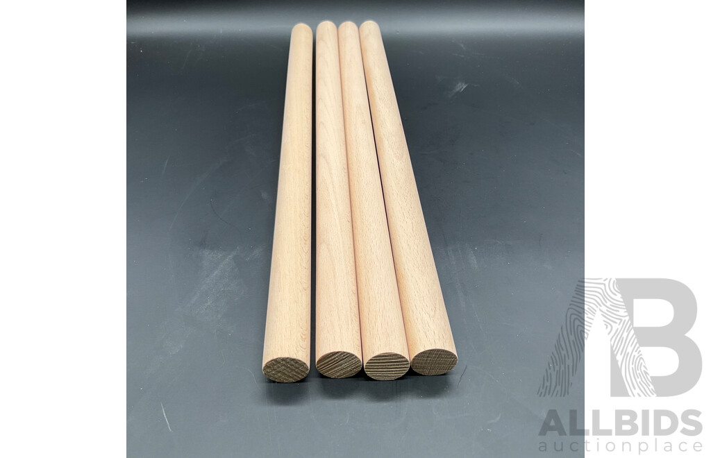 Multi-Purpose Wooden Dowel Rods 400X 21.2mm - Lot of 157