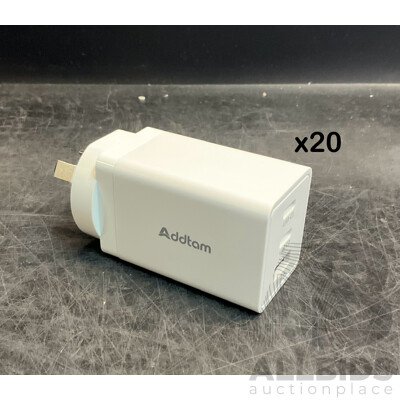 Addtam 67W Multi Port GaN Charger - Lot of 20