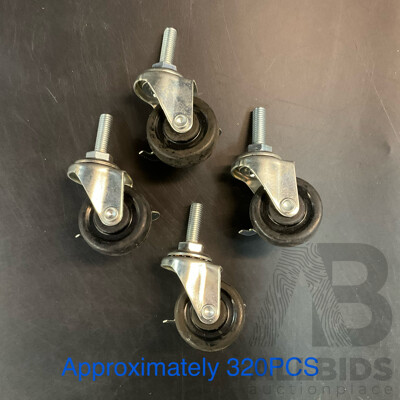 Box of 8.5cm Caster with Locking Brake - Approxmately 320PCS