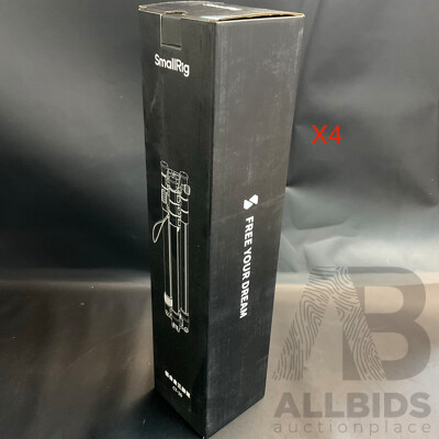 SmallRig CT-20 Aluminum Alloy Tripod - Lot of 4