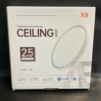 Full Spectrum Eye Protection Ceiling Light - White /Two-tone 8W+8W - Lot of 9