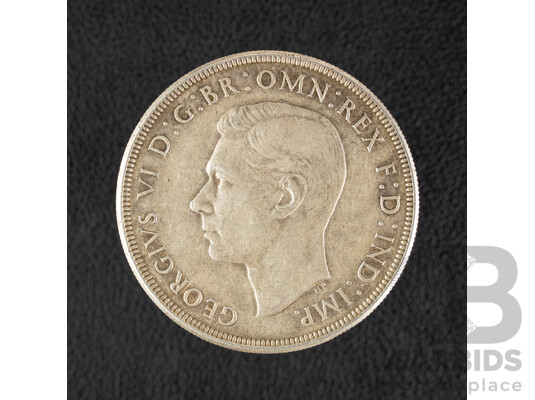 Australian 1937 KGVI Silver Crown .925