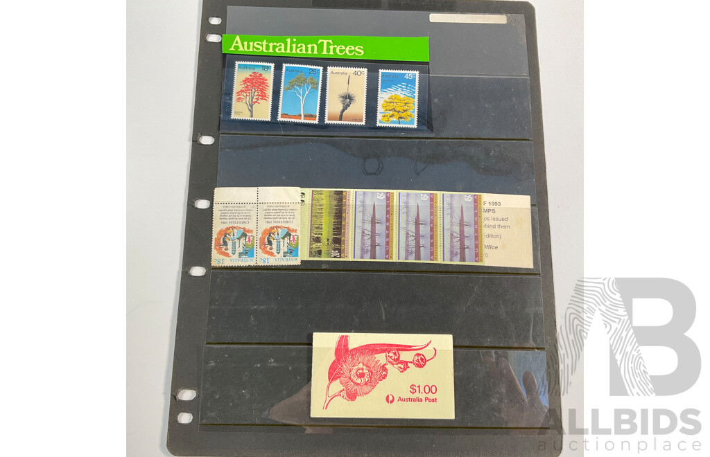 Collection of Mint Australian Stamps, Examples Spanning Predecimal to 2000's Including Tom Roberts Four Dollar Block of Four, Antarctic Territory, Blocks, Sets and More