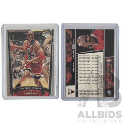 Upper Deck Michael Jordan Bulls Career Stats Card
