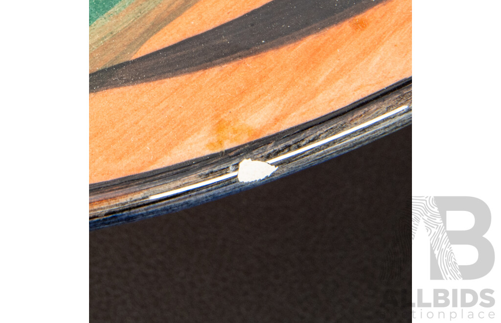 Local Pottery Bowl Hand Painted by Silvana, Canberra 1999