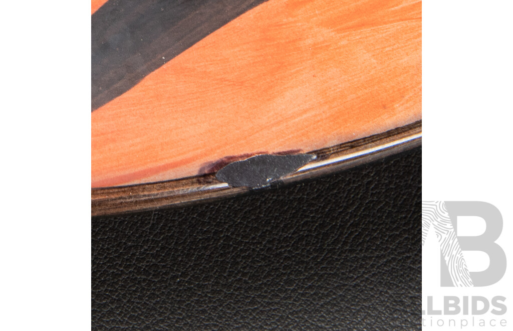 Local Pottery Bowl Hand Painted by Silvana, Canberra 1999