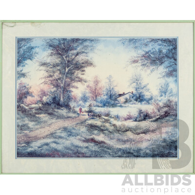 Jan Ward Calaski, (20th Century, American), Pathway Home (1989), Reproduction Colour Poster Print After Original, 56 x 72 cm (frame)