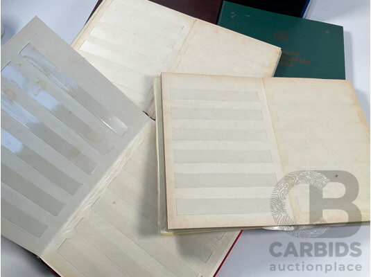 Collection of Empty Stamp Albums