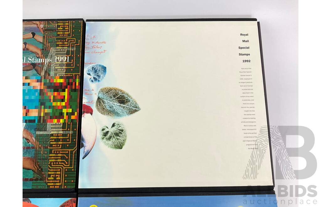 United Kingdom Royal Mail Special Stamps Sets 1991, 1992, 1993, 1994