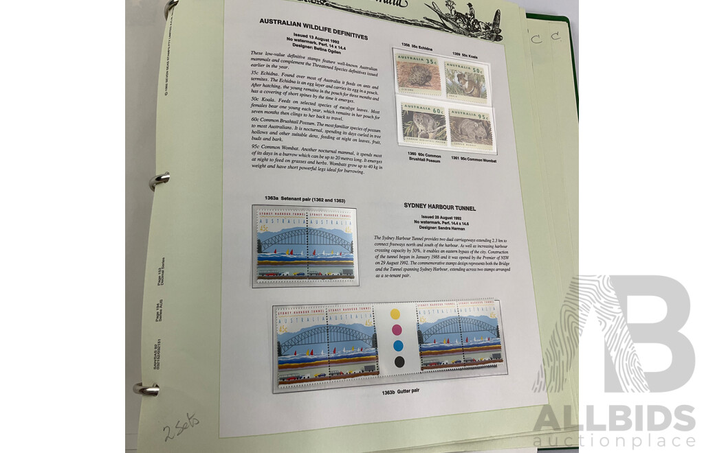 Australian Seven Seas 1991/92 Mint Stamp Album