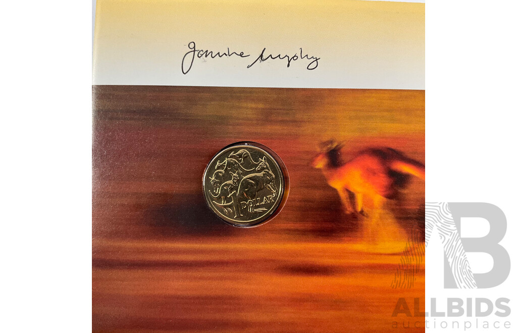 Two Australian 2007 Bounding Kangaroo PNCs Including One Signed by Janine Murphy (Royal Australian Mint CEO)