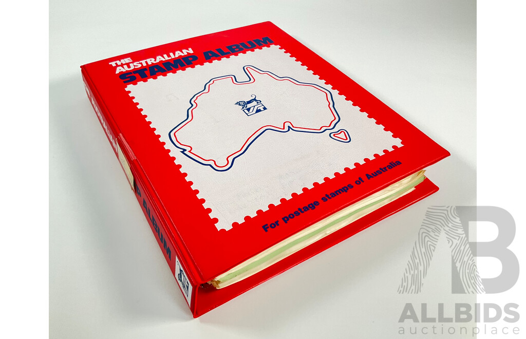 Australian VST Album of Cancelled Stamps Spanning 1987 to 1989