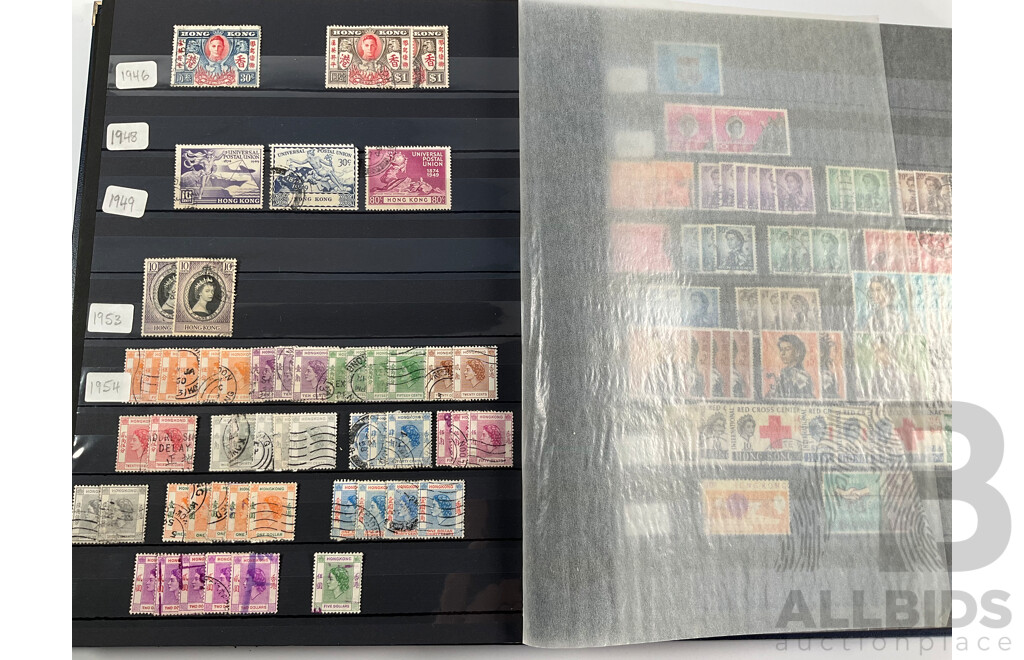Album of Hong Kong Antique/vintage Mint and Used Stamps Spanning 1903 to 2001 Including Sets and Mini Sheets