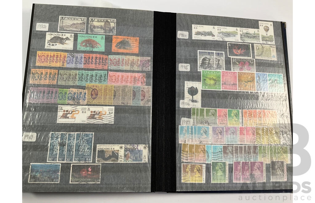 Album of Hong Kong Antique/vintage Mint and Used Stamps Spanning 1903 to 2001 Including Sets and Mini Sheets