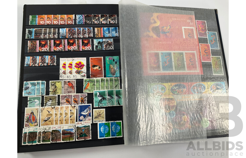 Album of Hong Kong Antique/vintage Mint and Used Stamps Spanning 1903 to 2001 Including Sets and Mini Sheets