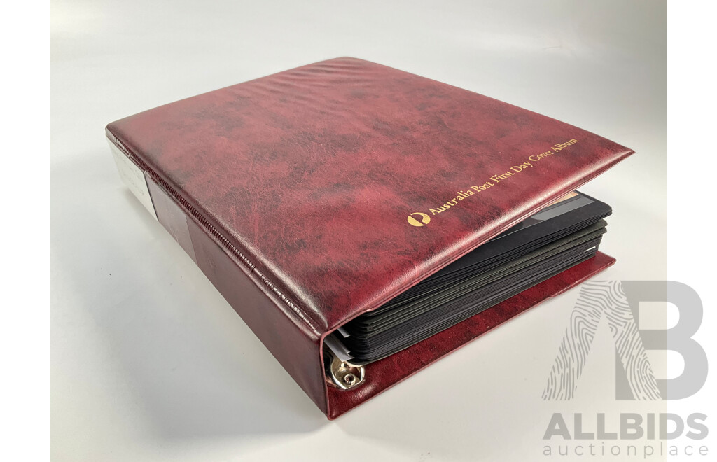 Album of Australian 1999-2000 PNCs and First Day Covers, Including Multiples and Sets