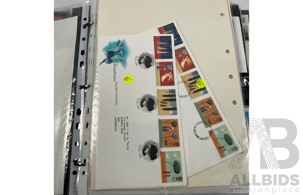 Album of United Kingdom Stamp Packs, PNCs, Stamp Books and First Day Covers Spanning 1994, 1995, 1996