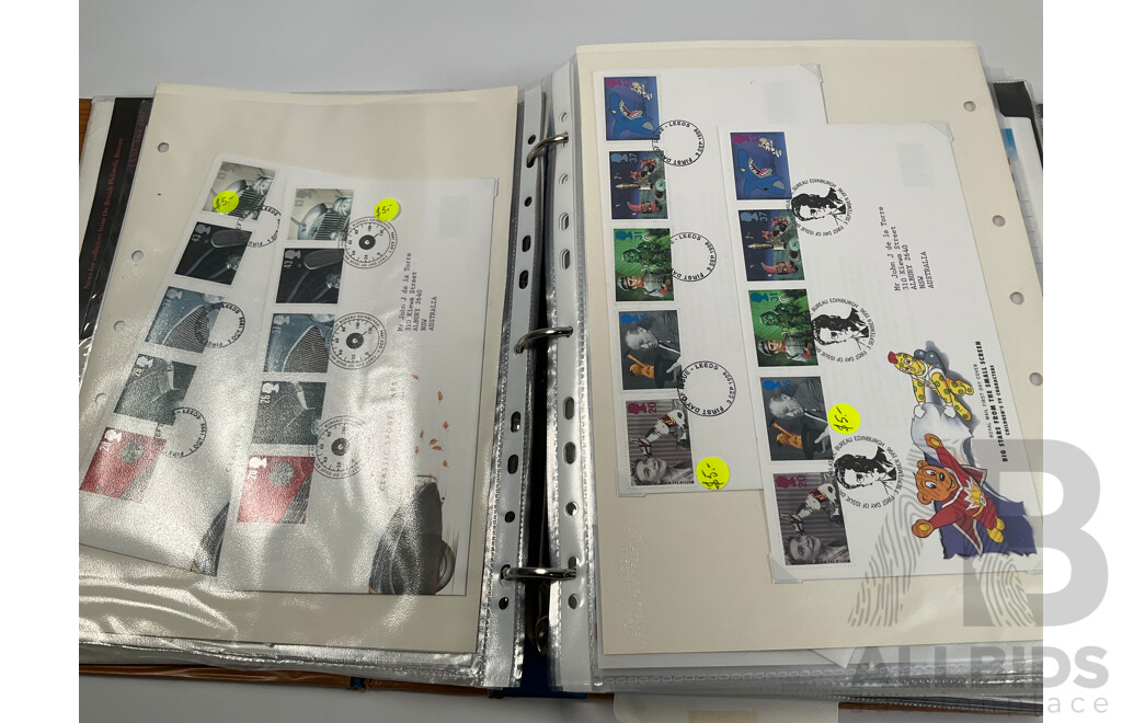 Album of United Kingdom Stamp Packs, PNCs, Stamp Books and First Day Covers Spanning 1994, 1995, 1996