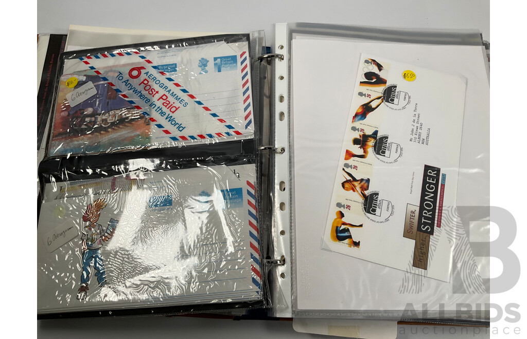 Album of United Kingdom Stamp Packs, PNCs, Stamp Books and First Day Covers Spanning 1994, 1995, 1996