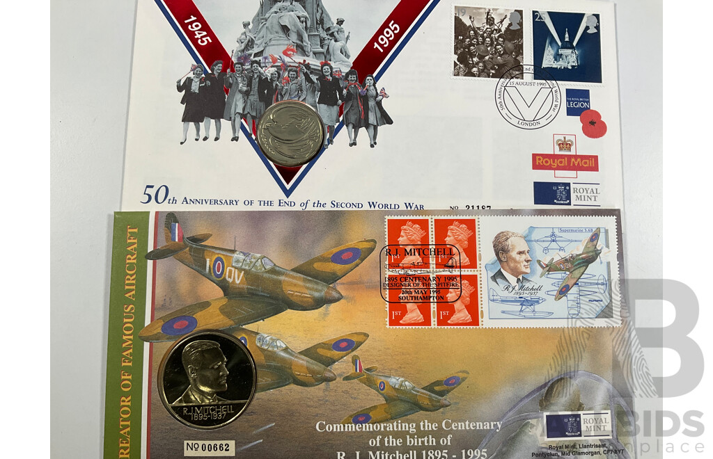 Album of United Kingdom Stamp Packs, PNCs, Stamp Books and First Day Covers Spanning 1994, 1995, 1996