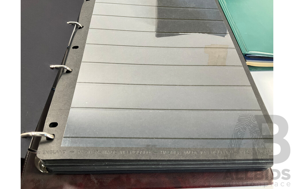 Collection of Empty Stamp Albums
