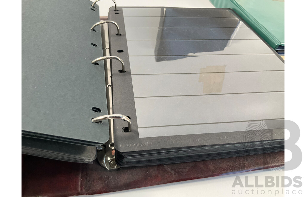 Collection of Empty Stamp Albums