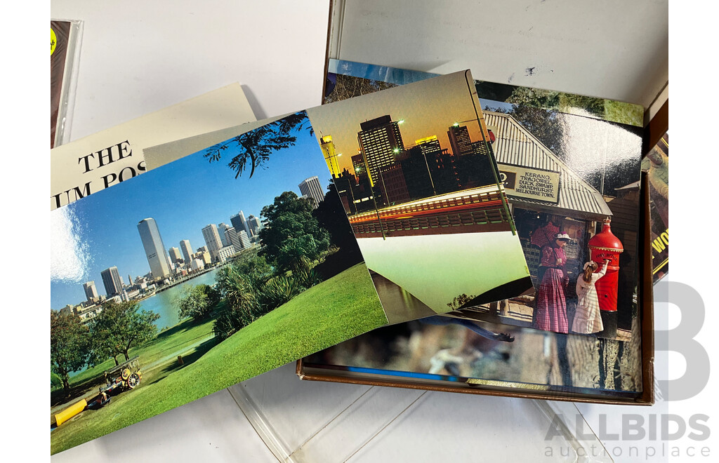 Collection of International Stamp Packs and First Day Covers Including United Stamps of All Nations Series, Australia, New Zealand, Hong Kong, China, Poland