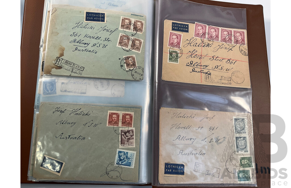Collection of International Stamp Packs and First Day Covers Including United Stamps of All Nations Series, Australia, New Zealand, Hong Kong, China, Poland