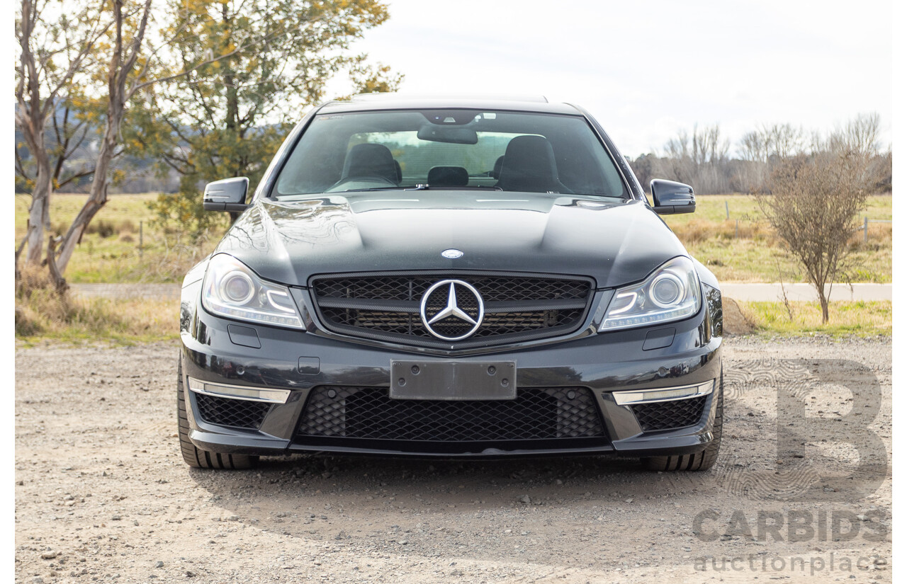 11/2011 Mercedes Benz C63 AMG W204 MY11 4d Sedan Magnetite Black Metallic V8 6.3L