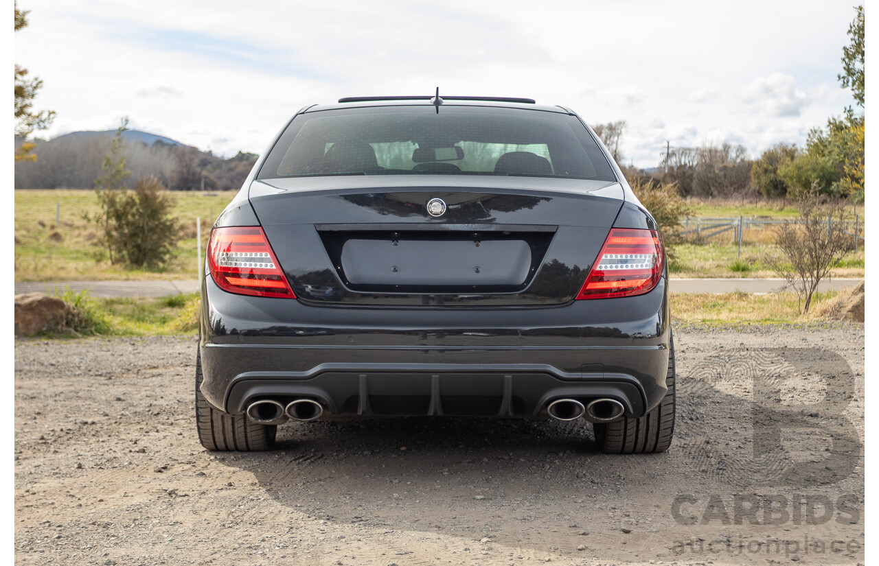 11/2011 Mercedes Benz C63 AMG W204 MY11 4d Sedan Magnetite Black Metallic V8 6.3L