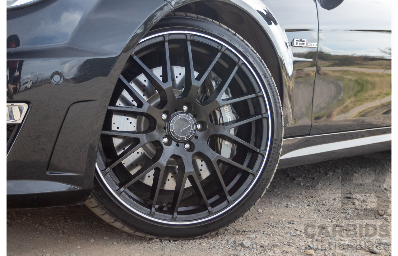 11/2011 Mercedes Benz C63 AMG W204 MY11 4d Sedan Magnetite Black Metallic V8 6.3L