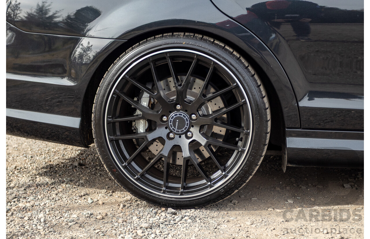 11/2011 Mercedes Benz C63 AMG W204 MY11 4d Sedan Magnetite Black Metallic V8 6.3L