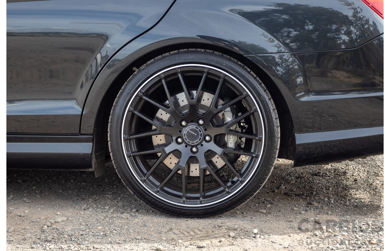 11/2011 Mercedes Benz C63 AMG W204 MY11 4d Sedan Magnetite Black Metallic V8 6.3L