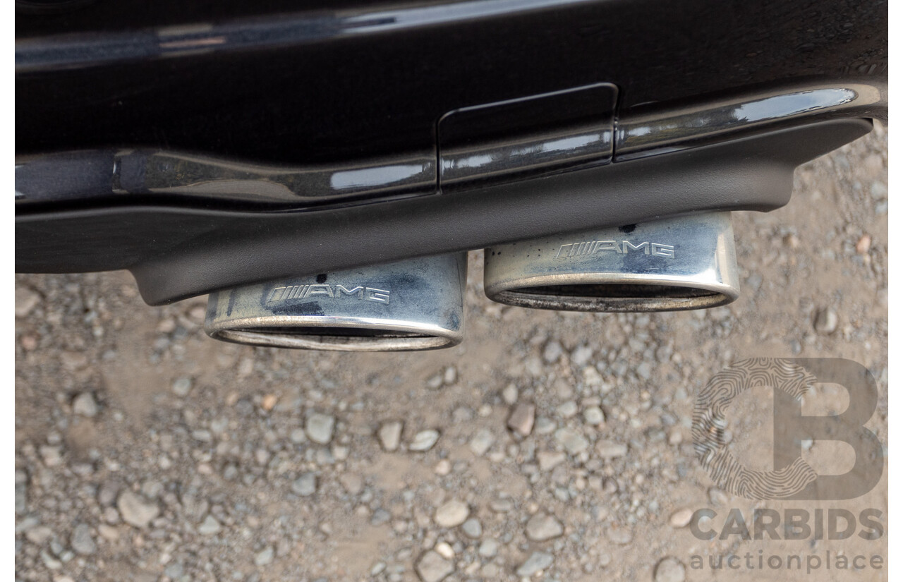 11/2011 Mercedes Benz C63 AMG W204 MY11 4d Sedan Magnetite Black Metallic V8 6.3L