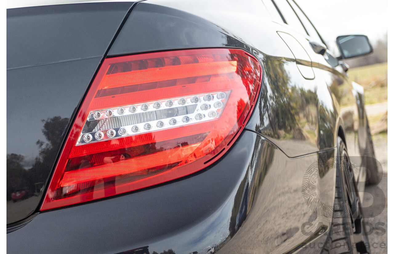 11/2011 Mercedes Benz C63 AMG W204 MY11 4d Sedan Magnetite Black Metallic V8 6.3L