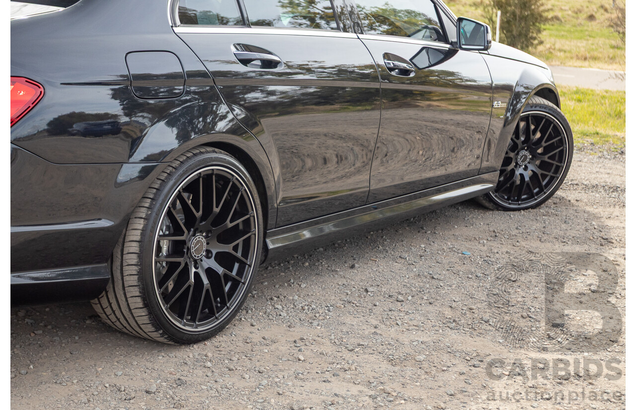 11/2011 Mercedes Benz C63 AMG W204 MY11 4d Sedan Magnetite Black Metallic V8 6.3L