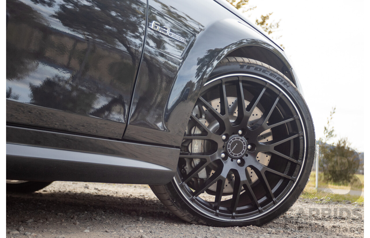 11/2011 Mercedes Benz C63 AMG W204 MY11 4d Sedan Magnetite Black Metallic V8 6.3L