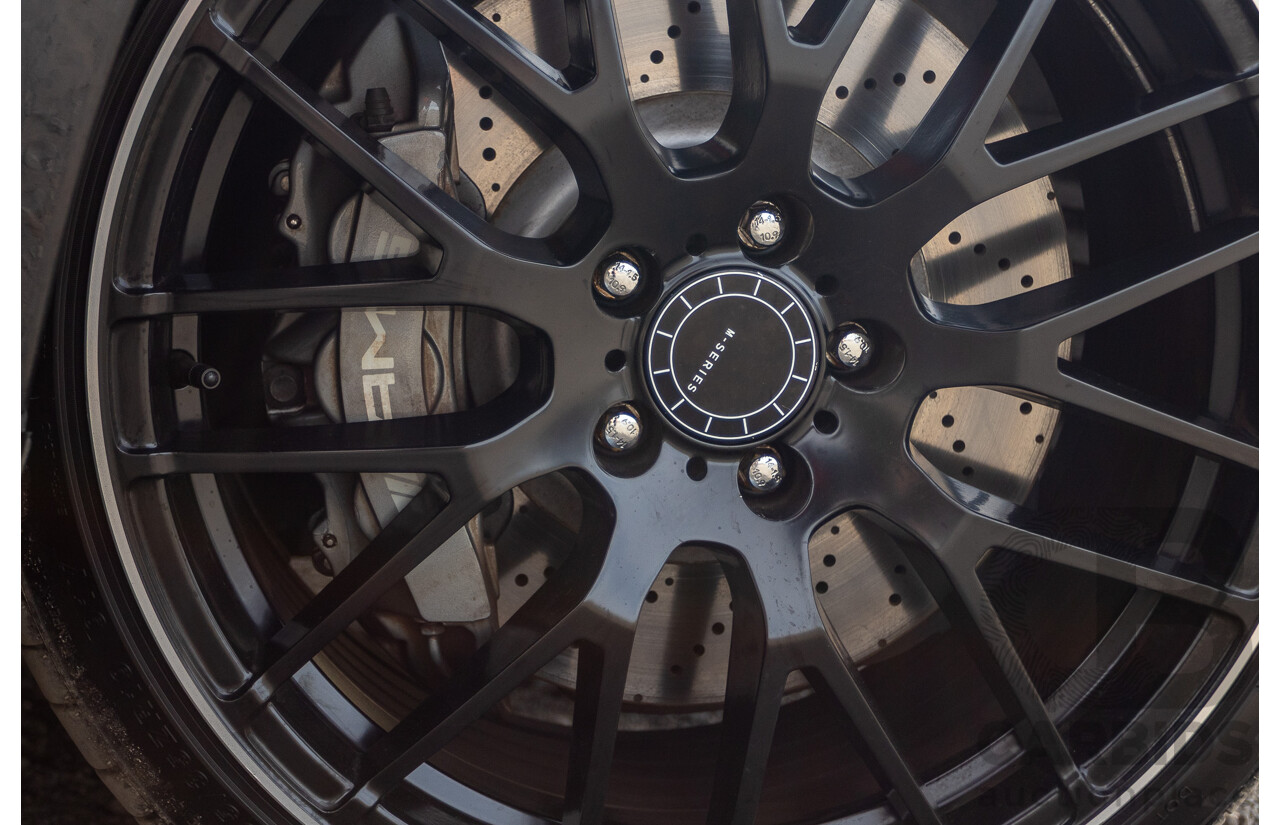 11/2011 Mercedes Benz C63 AMG W204 MY11 4d Sedan Magnetite Black Metallic V8 6.3L