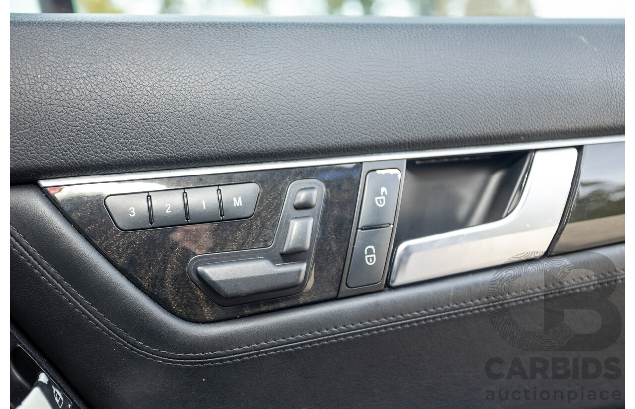 11/2011 Mercedes Benz C63 AMG W204 MY11 4d Sedan Magnetite Black Metallic V8 6.3L