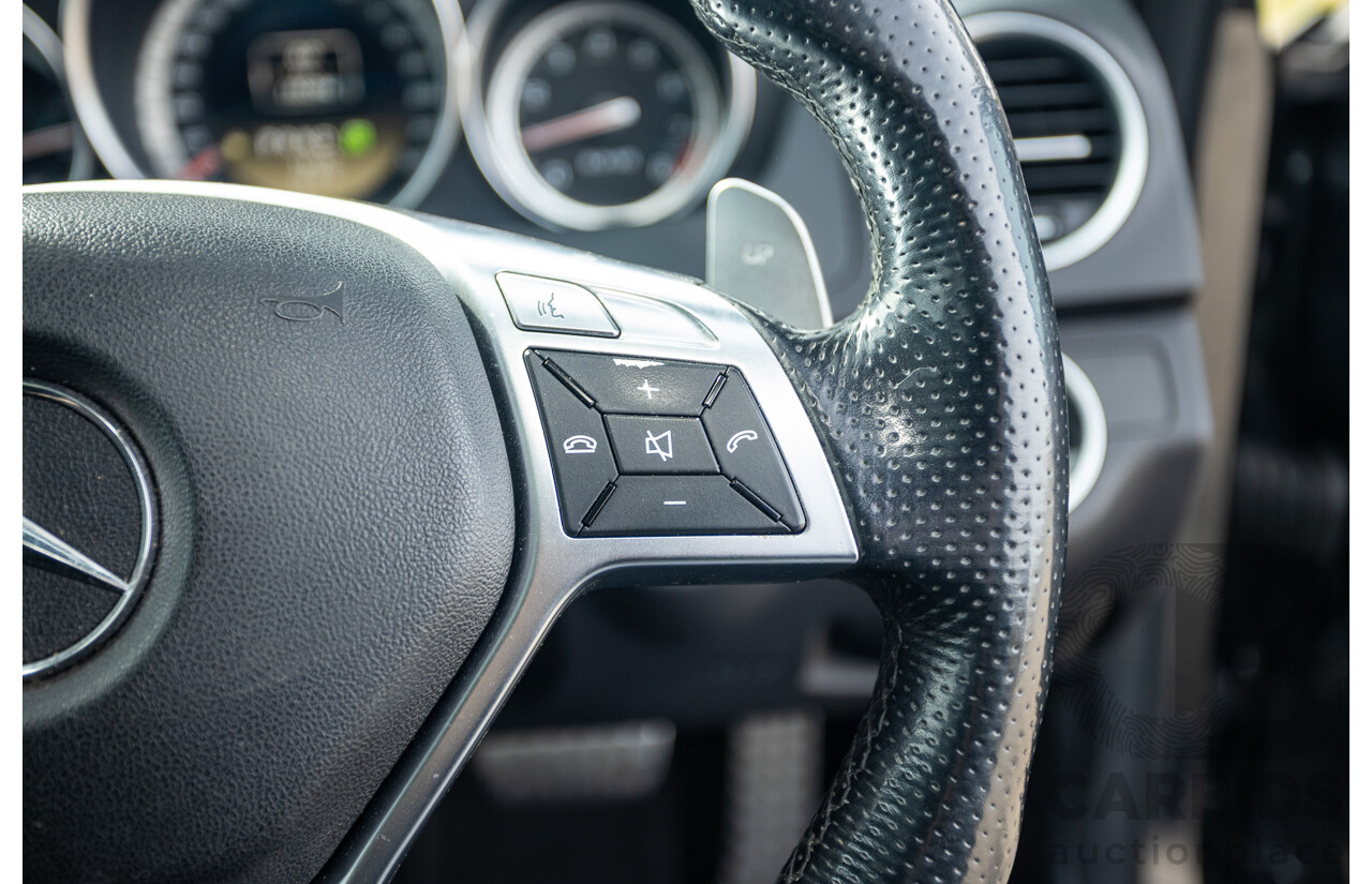 11/2011 Mercedes Benz C63 AMG W204 MY11 4d Sedan Magnetite Black Metallic V8 6.3L