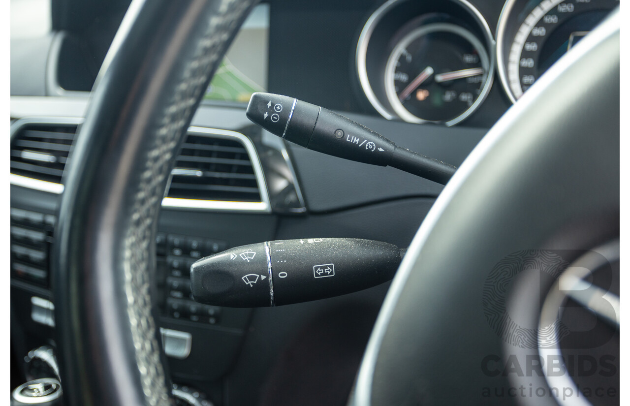 11/2011 Mercedes Benz C63 AMG W204 MY11 4d Sedan Magnetite Black Metallic V8 6.3L