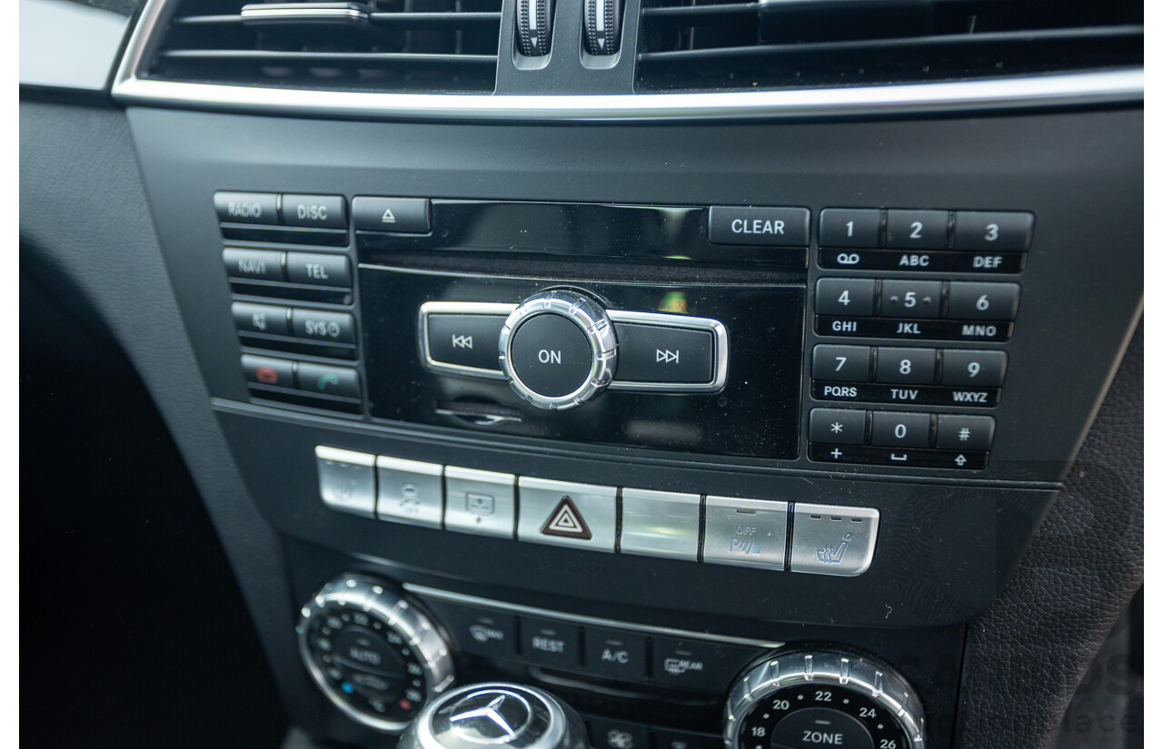 11/2011 Mercedes Benz C63 AMG W204 MY11 4d Sedan Magnetite Black Metallic V8 6.3L