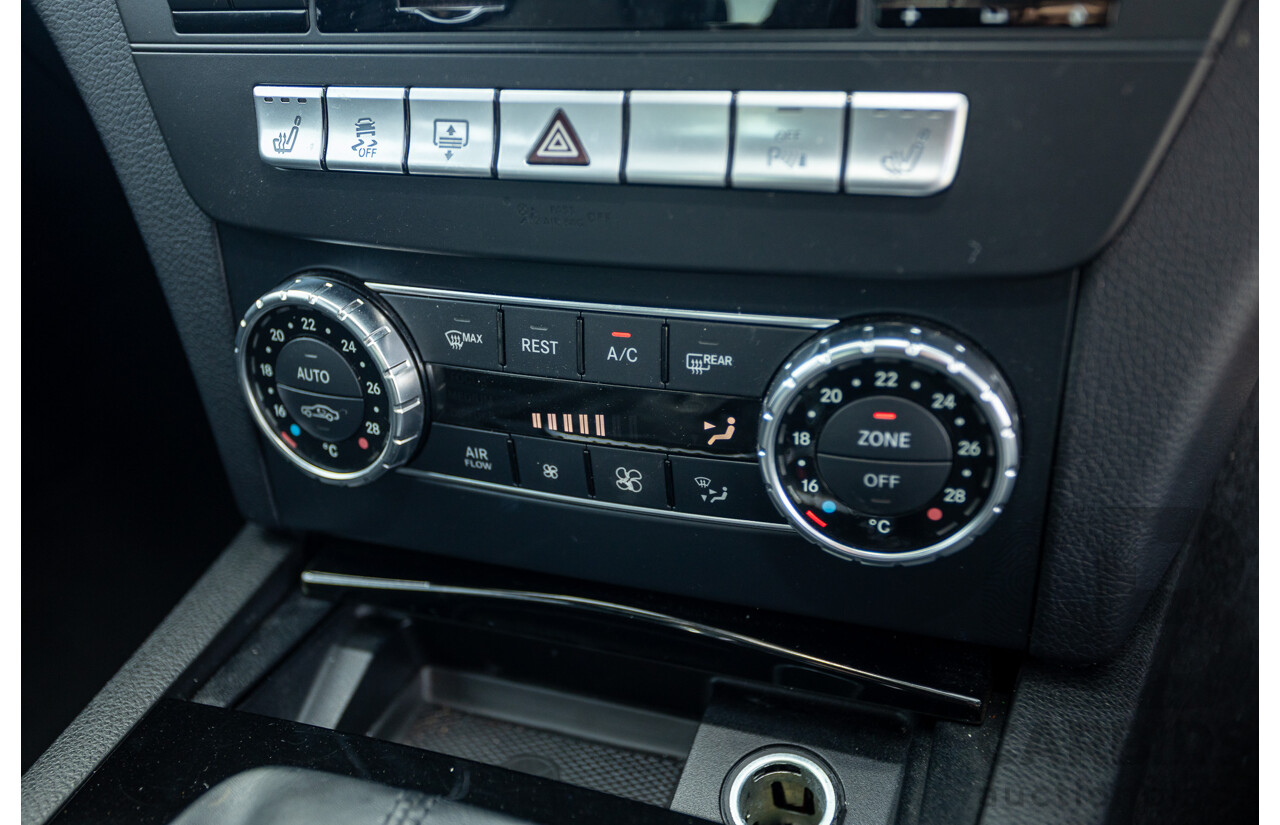 11/2011 Mercedes Benz C63 AMG W204 MY11 4d Sedan Magnetite Black Metallic V8 6.3L