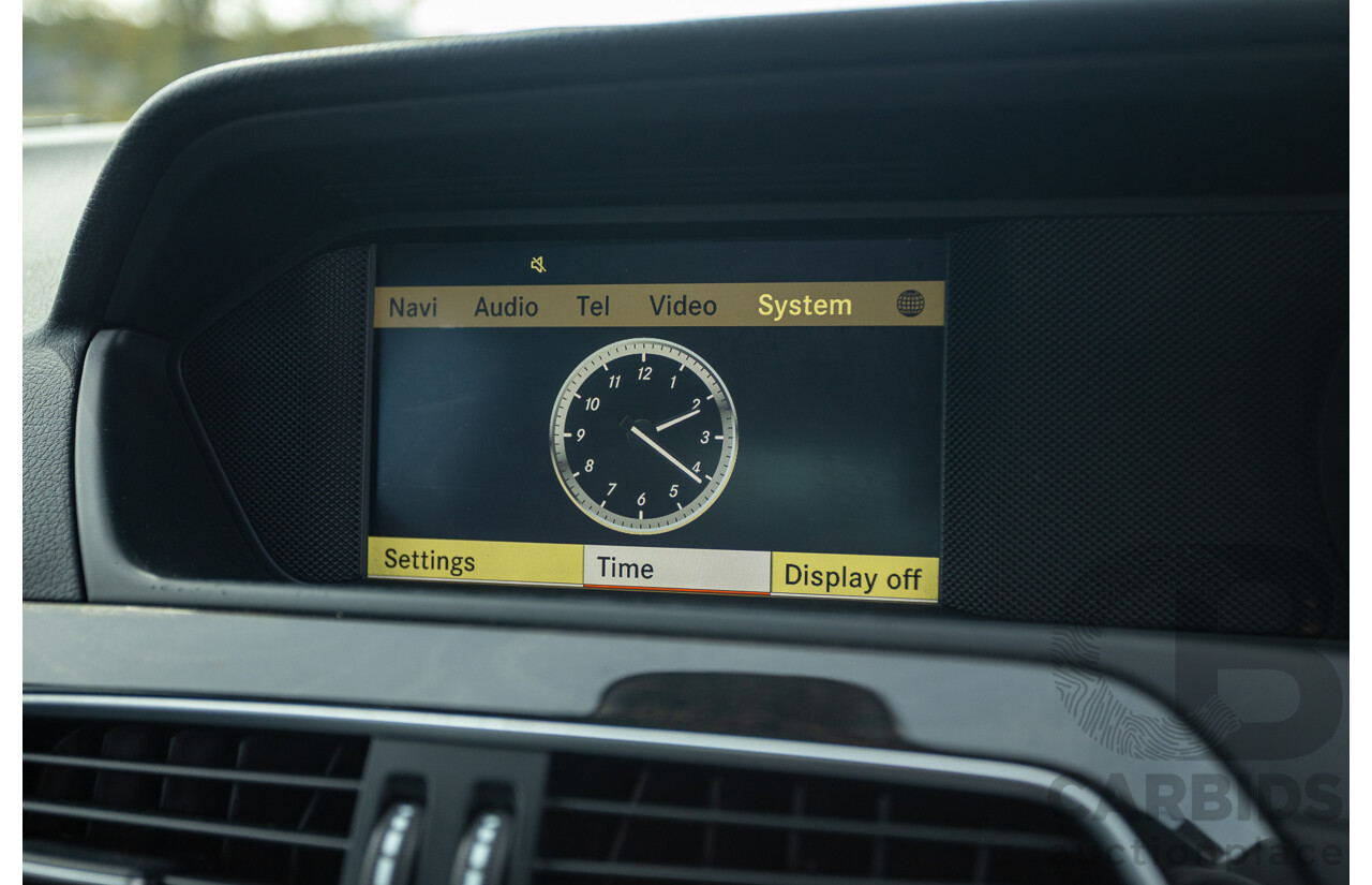 11/2011 Mercedes Benz C63 AMG W204 MY11 4d Sedan Magnetite Black Metallic V8 6.3L