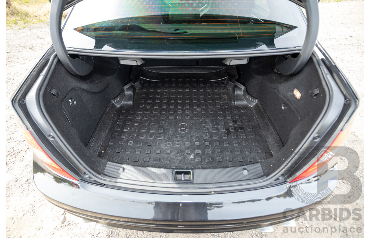 11/2011 Mercedes Benz C63 AMG W204 MY11 4d Sedan Magnetite Black Metallic V8 6.3L