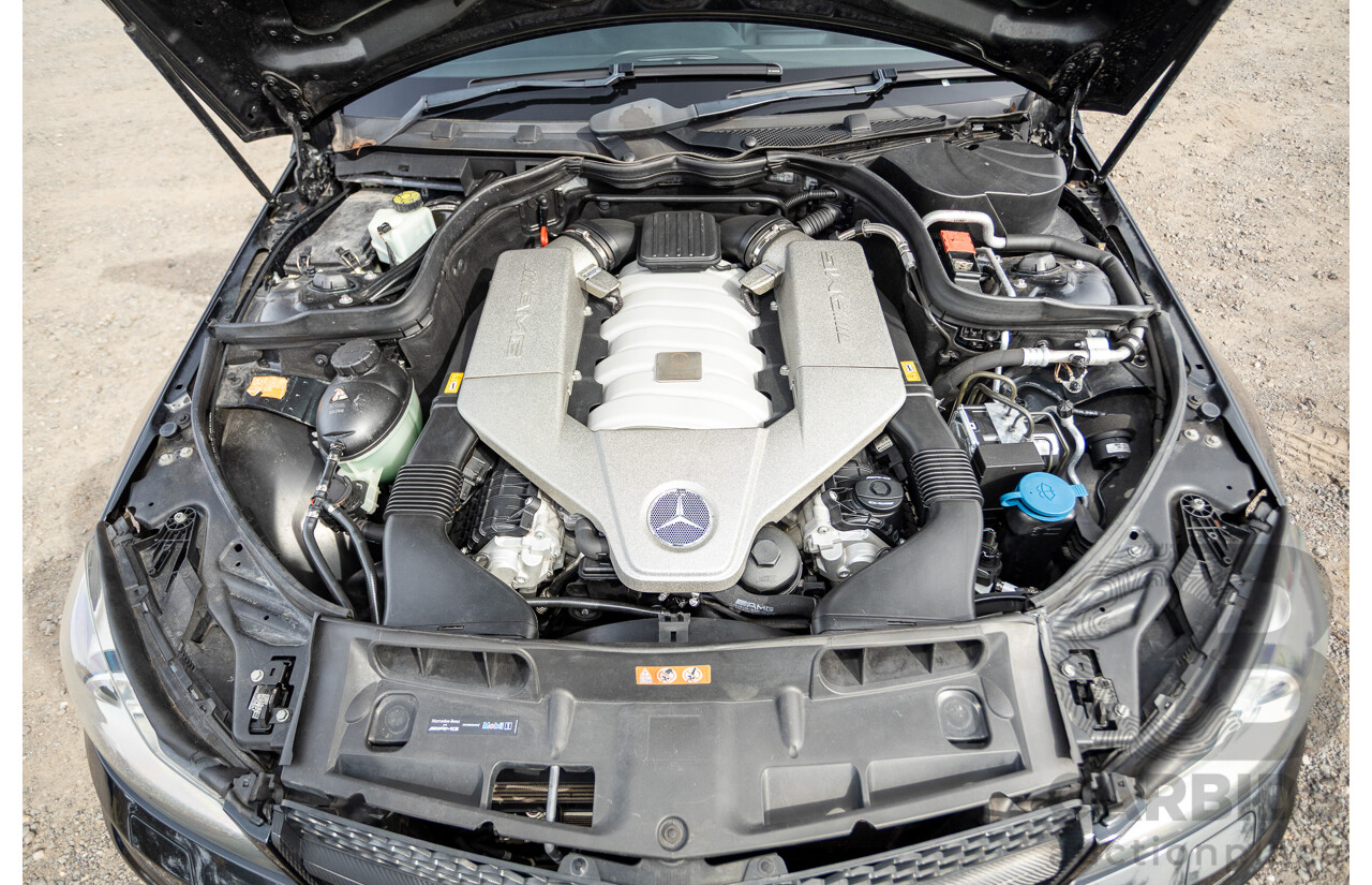 11/2011 Mercedes Benz C63 AMG W204 MY11 4d Sedan Magnetite Black Metallic V8 6.3L